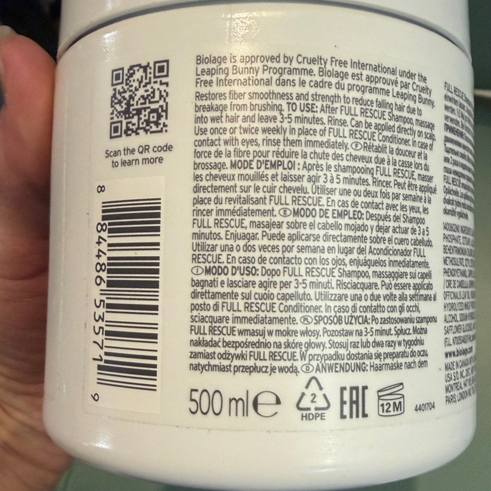 Biolage full rescue restorative mask NEW! - Picture 2 of 2